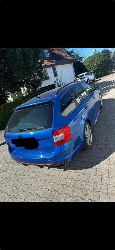 Gebraucht Skoda Octavia RS 220 PS (161 kW) 2014 Blau Kleinwagen