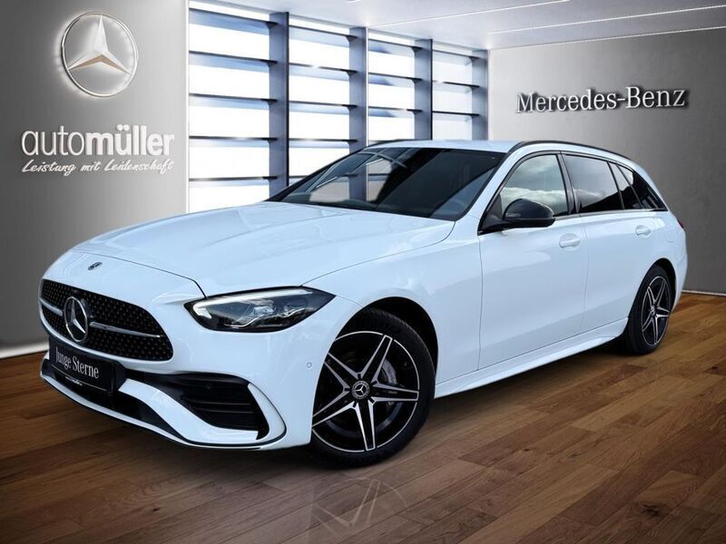 Weiß Gebraucht 2022 Mercedes C300e AMG Limousine | 36.980 € (Guter Preis) - Bild 1/4