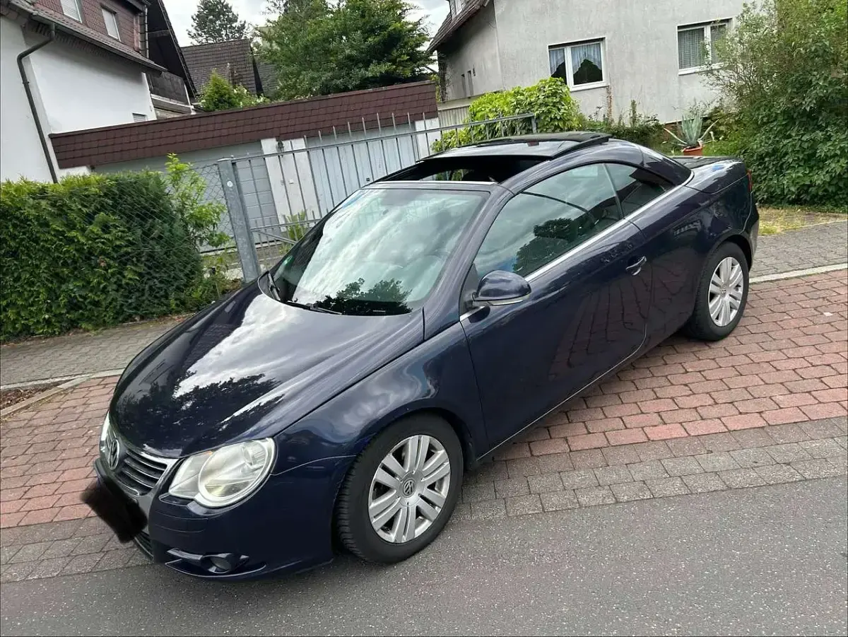 Occasion VW Eos 140 ch (102 kW) 2008 Bleue Cabriolet