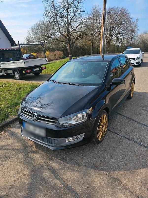 Gebraucht VW Polo 86 PS (63 kW) 2010 Schwarz Kleinwagen