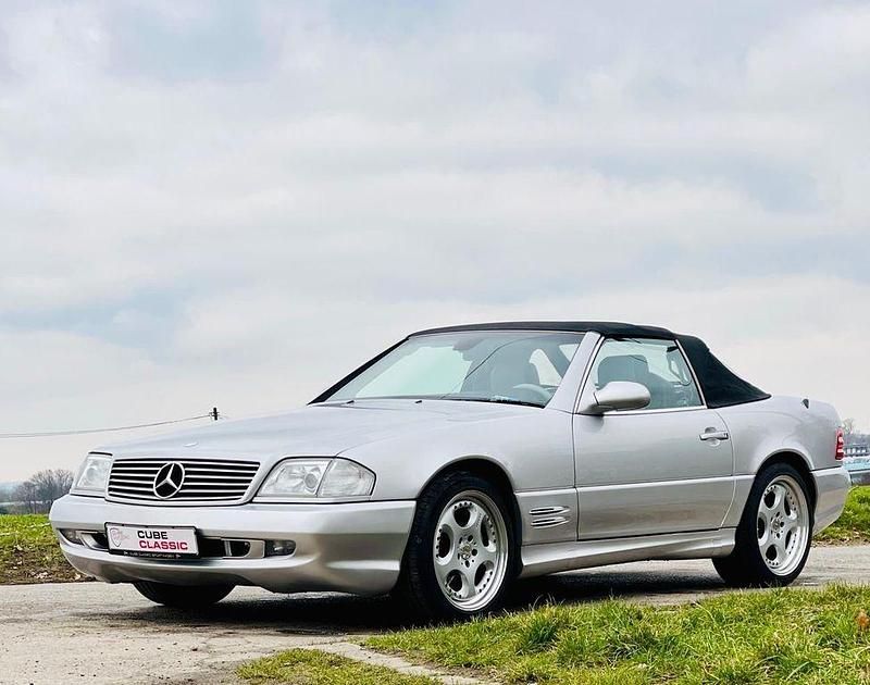 Gebraucht Mercedes SL500 306 PS (225 kW) 2002 Silber Cabrio