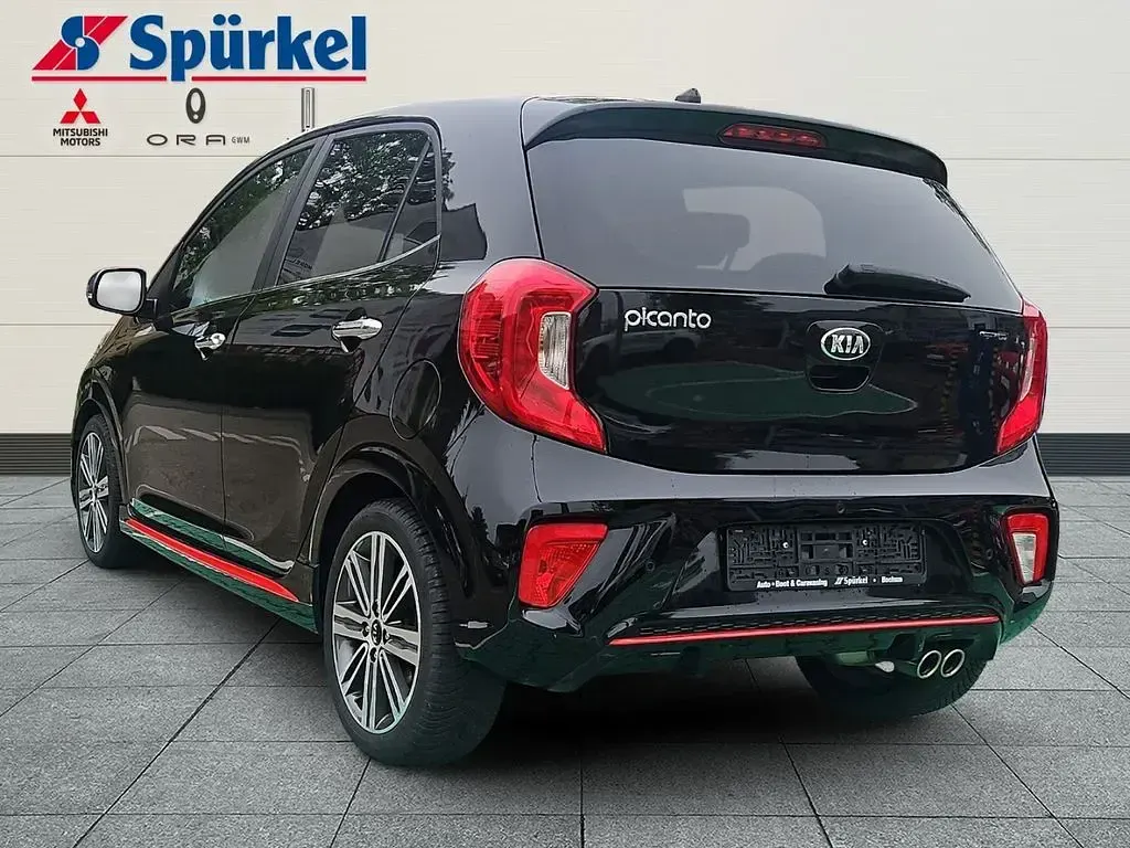 Gebraucht Kia Picanto GT-Line 84 PS (61 kW) 2017 Abp) auroraschwarz met. (schwarz Kleinwagen