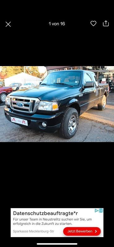 Gebraucht Ford Ranger 207 PS (152 kW) 2008 Schwarz Pickup