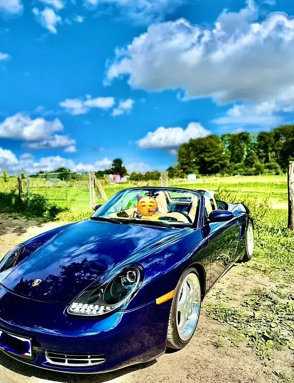 Second-hand Porsche 986 Boxster 252 CP (185 kW) 2000 Albastru Cabrio