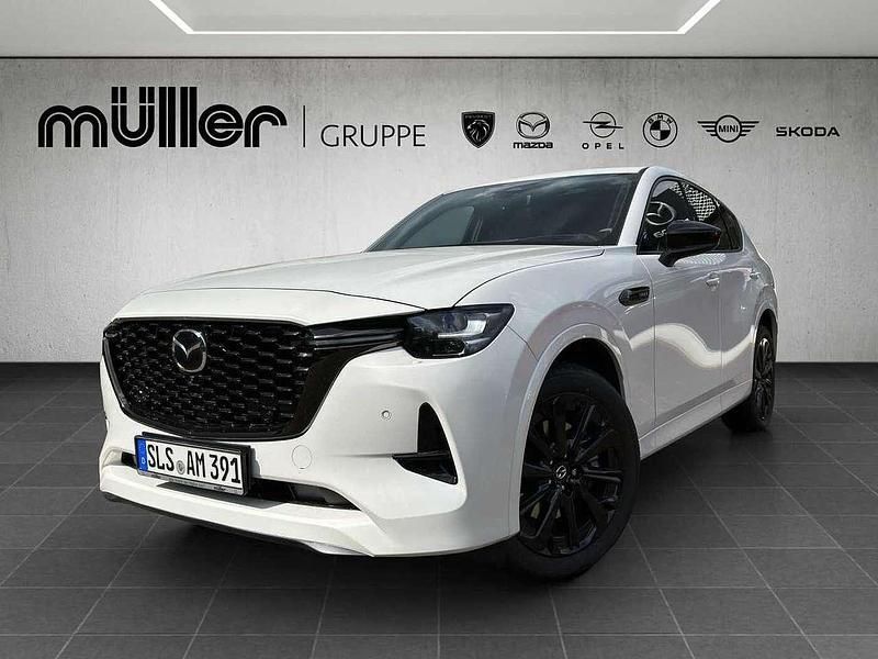 Rhodium white Gebraucht 2025 Mazda CX-60 Homura-Line SUV | 49.907 € (Etwas zu teuer) - Bild 1/4