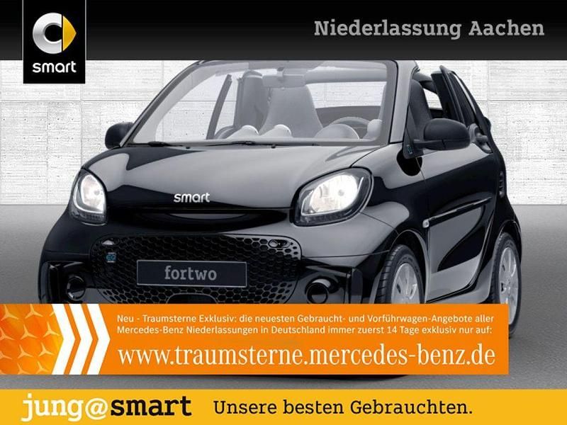 Schwarz Gebraucht 2021 Smart ForTwo Electric Drive Cabrio | 11.890 € (Fairer Preis) - Bild 1/3