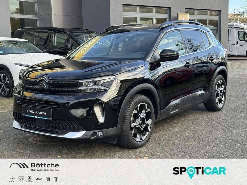 Lackierung schwarz perla nera/typ aussenverkleidung metalliclackierung Gebraucht 2023 Citroën C5 Aircross PureTech SUV | 17.950 € (Fairer Preis) - Bild 1/4