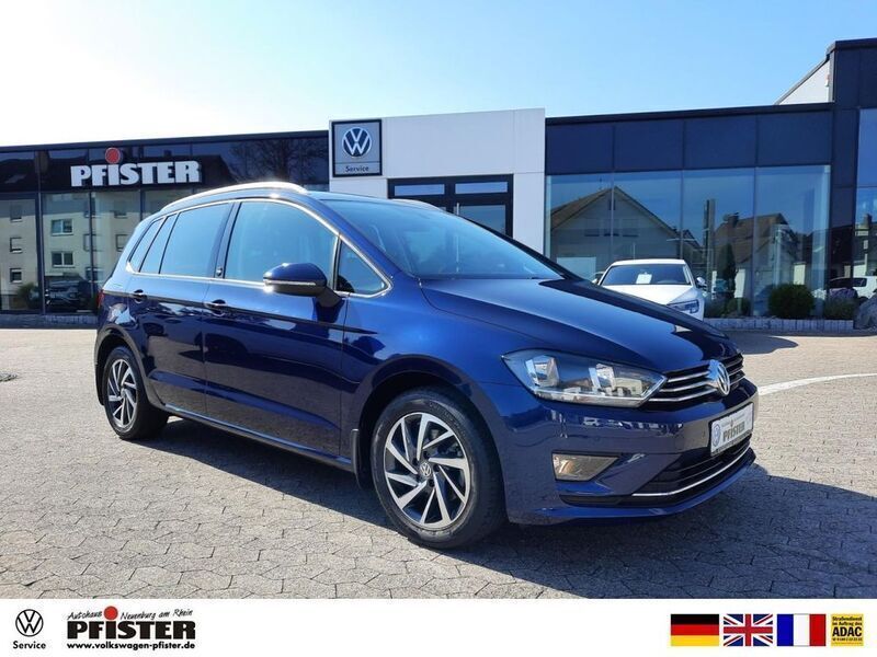 Blau Gebraucht 2017 VW Golf Sportsvan Sound Van / Kleinbus | 17.500 € (Etwas zu teuer) - Bild 1/4
