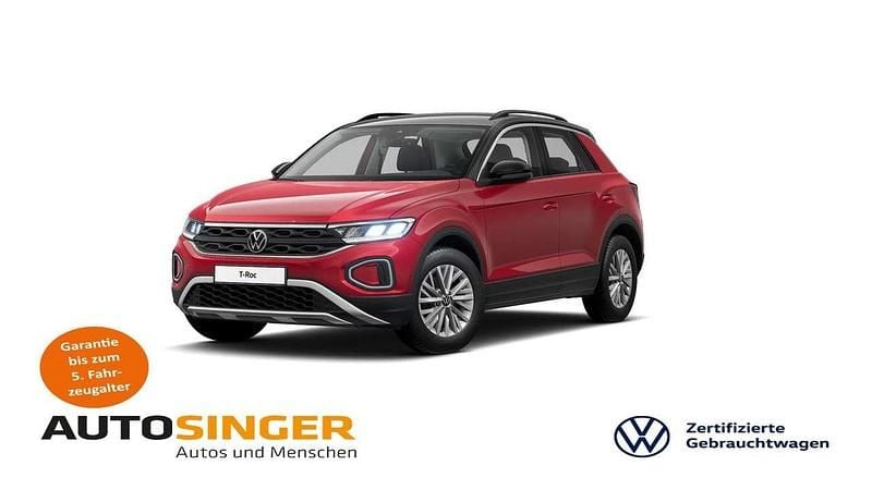Kings red metallic Gebraucht 2024 VW T-Roc Life SUV | 26.910 € (Guter Preis) - Bild 1/3