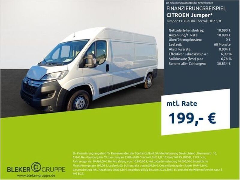 Weiss banquise Gebraucht 2020 Citroën Jumper Van / Kleinbus | 20.980 € (Guter Preis) - Bild 1/3