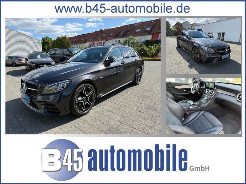 Grafitgrau metalliclack Gebraucht 2021 Mercedes C220 AMG line Kombi | 26.690 € (Guter Preis) - Bild 1/4