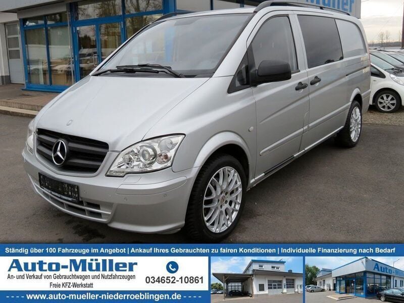 Brillantsilber metallic Gebraucht 2010 Mercedes Vito Van / Kleinbus | 10.490 € (Fairer Preis) - Bild 1/4