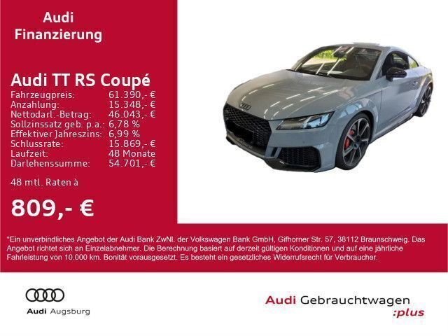 Nardograu Gebraucht 2021 Audi TT RS Sport Coupé | 61.390 € (Fairer Preis) - Bild 1/4