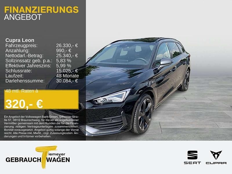 Schwarz Gebraucht 2023 Cupra Leon Kombi | 26.330 € (Guter Preis) - Bild 1/4