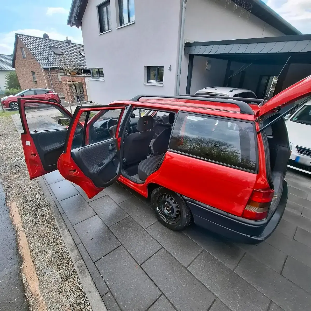 Usata Opel Astra 75 CV (55 kW) 1994 Rosso Station wagon