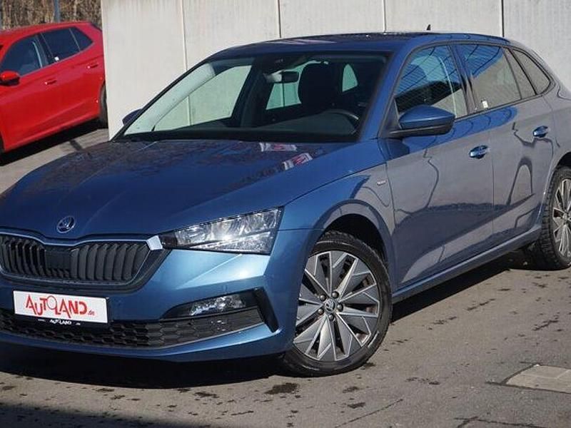 Gebraucht Skoda Scala Clever 110 PS (80 kW) 2021 Blau Kleinwagen