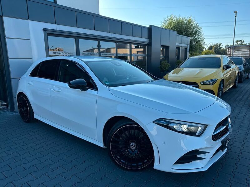 Weiß Gebraucht 2018 Mercedes A250 AMG line Limousine | 25.890 € (Fairer Preis) - Bild 1/4