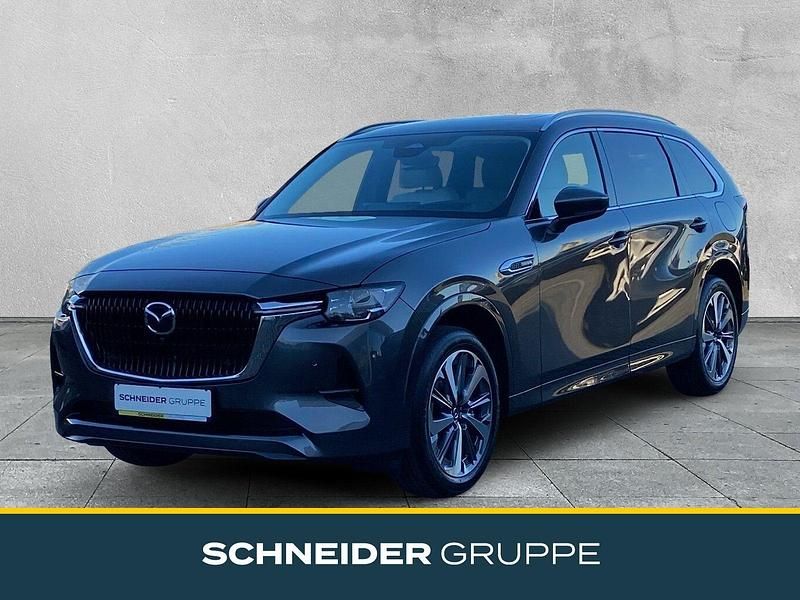 Grau Neu 2025 Mazda CX-80 Takumi-Line SUV | 64.990 € (Teuer) - Bild 1/4