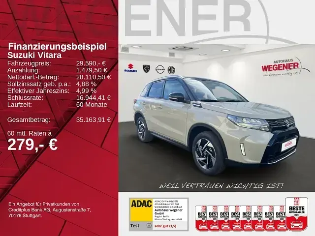 Gebraucht Suzuki Vitara Comfort+ 102 PS (75 kW) 2025 Grau SUV