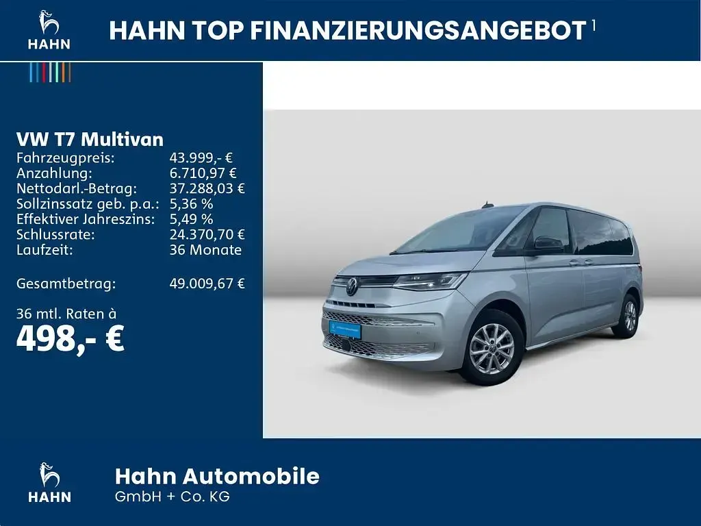 Gebraucht VW Multivan Life 150 PS (110 kW) 2024 Silber Van / Kleinbus