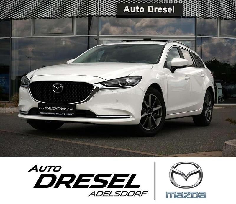 Arctic white Gebraucht 2024 Mazda 6 Center-Line Kombi | 26.350 € (Guter Preis) - Bild 1/4