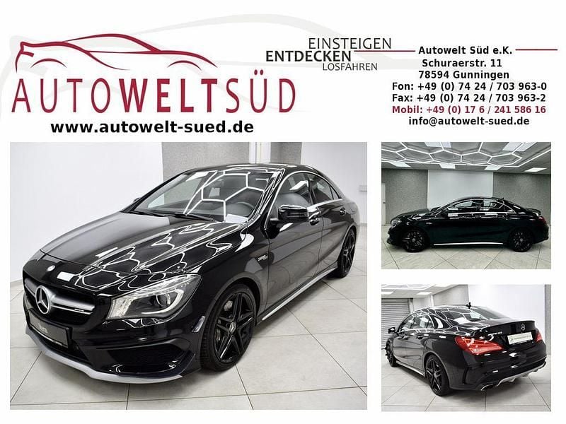 Nachtschwarz Gebraucht 2015 Mercedes CLA45 AMG AMG Coupé | 22.499 € (Guter Preis) - Bild 1/4