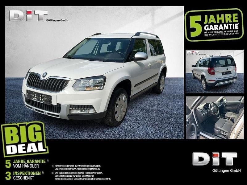 Candyweiss Gebraucht 2015 Skoda Yeti Ambition SUV | 9.490 € (Guter Preis) - Bild 1/4