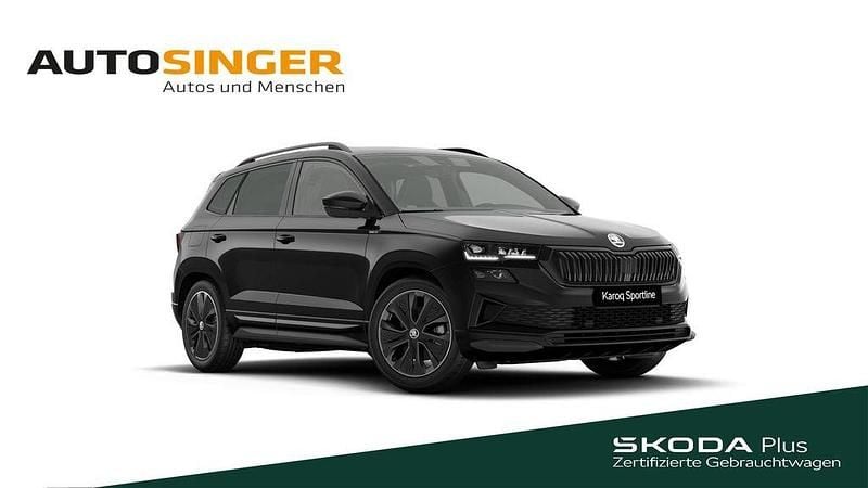 Schwarzmagic perleffekt Gebraucht 2025 Skoda Karoq SportLine SUV | 36.780 € (Guter Preis) - Bild 1/4