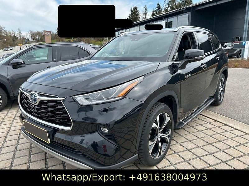 Schwarz Gebraucht 2021 Toyota Highlander Hybrid Luxury SUV | 48.980 € - Bild 1/4