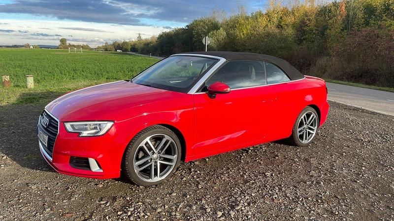 Rot Gebraucht 2019 Audi A3 Cabriolet Sport Cabrio | 18.900 € (Guter Preis) - Bild 1/4