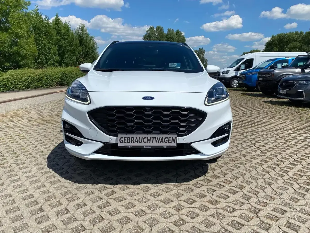 Gebraucht Ford Kuga ST-Line 224 PS (164 kW) 2022 Frozen white (weiss) SUV