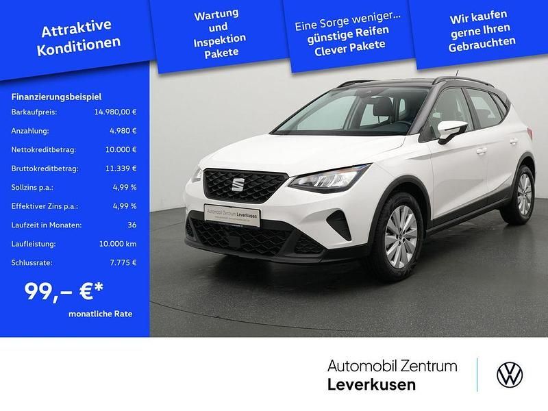 Weiss Gebraucht 2023 Seat Arona Style SUV | 14.980 € (Guter Preis) - Bild 1/4