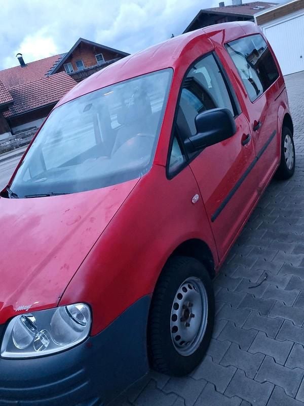 Gebraucht VW Caddy 80 PS (58 kW) 2009 Rot Van / Kleinbus