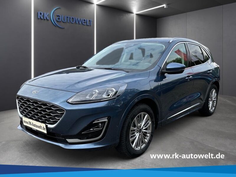 Blau Gebraucht 2021 Ford Kuga Vignale SUV | 31.450 € - Bild 1/4