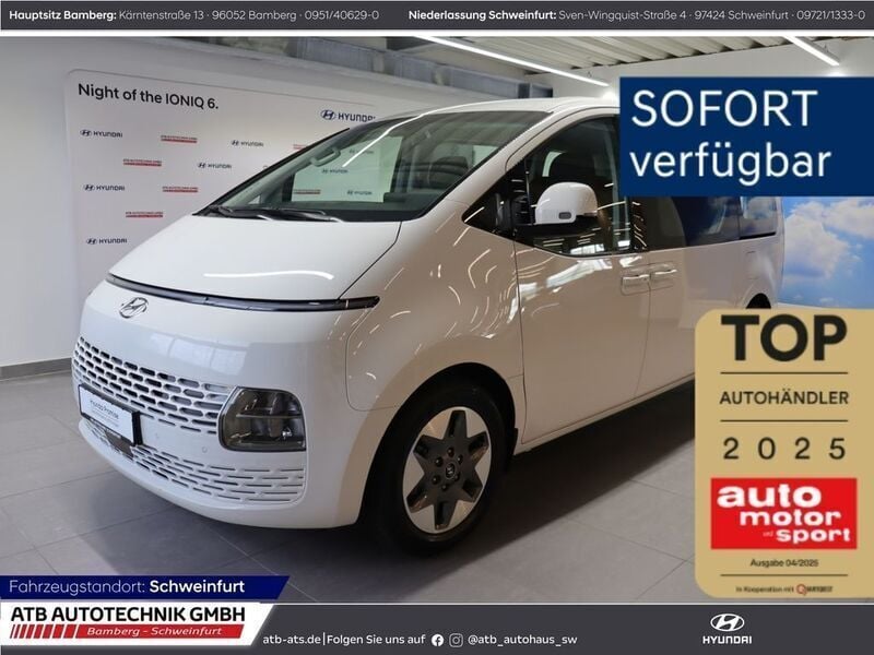 Sol (weiss Gebraucht 2024 Hyundai Staria Trend Van | 39.780 € (Guter Preis) - Bild 1/4