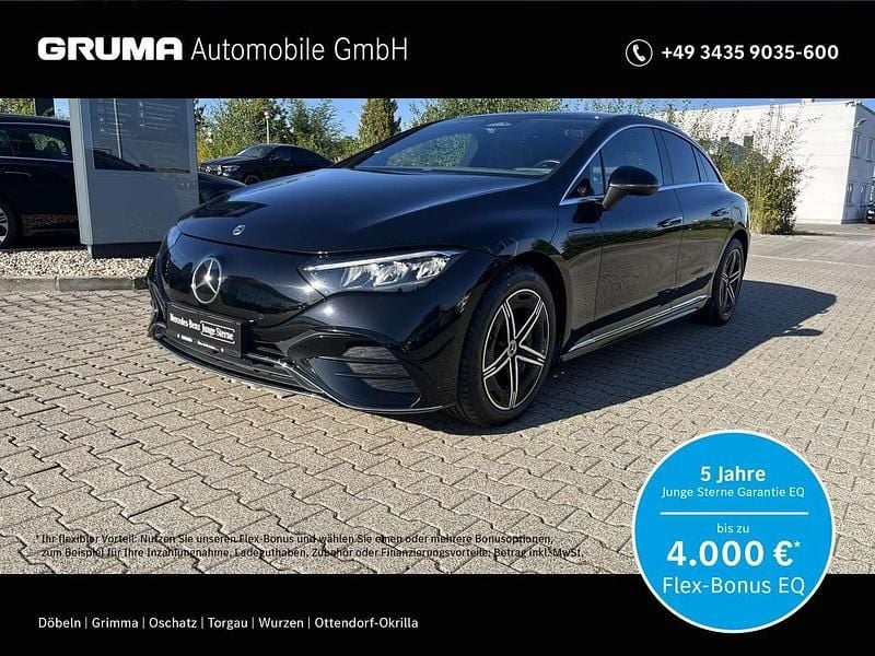 Lack obsidianschwarz Gebraucht 2023 Mercedes EQE300 AMG Limousine | 47.960 € (Fairer Preis) - Bild 1/4