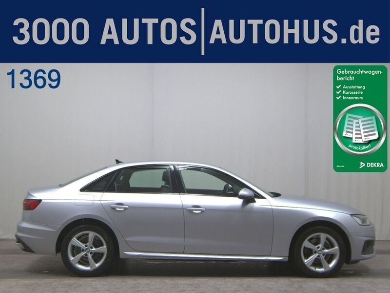 Florettsilber metallic Gebraucht 2020 Audi A4 Advanced Limousine | 18.280 € (Superpreis) - Bild 1/4