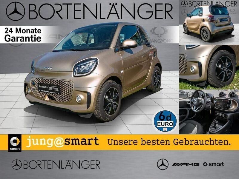 Gold Gebraucht 2024 Smart ForTwo Electric Drive Exclusive Kleinwagen | 15.998 € (Fairer Preis) - Bild 1/4