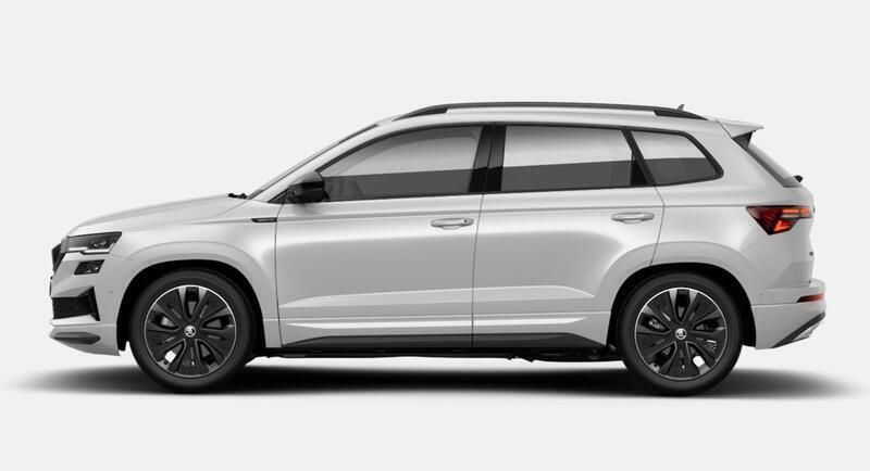 Moonweiß perleffekt Neu 2025 Skoda Karoq SUV | 39.492 € (Fairer Preis) - Bild 1/2