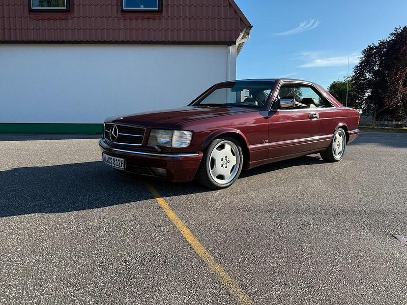 Rot Gebraucht 1990 Mercedes 560 Coupé | 42.499 € - Bild 1/4