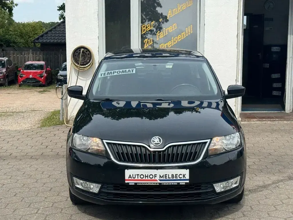 Gebraucht Skoda Rapid Ambition 86 PS (63 kW) 2013 Cerna magic/black magic Kleinwagen