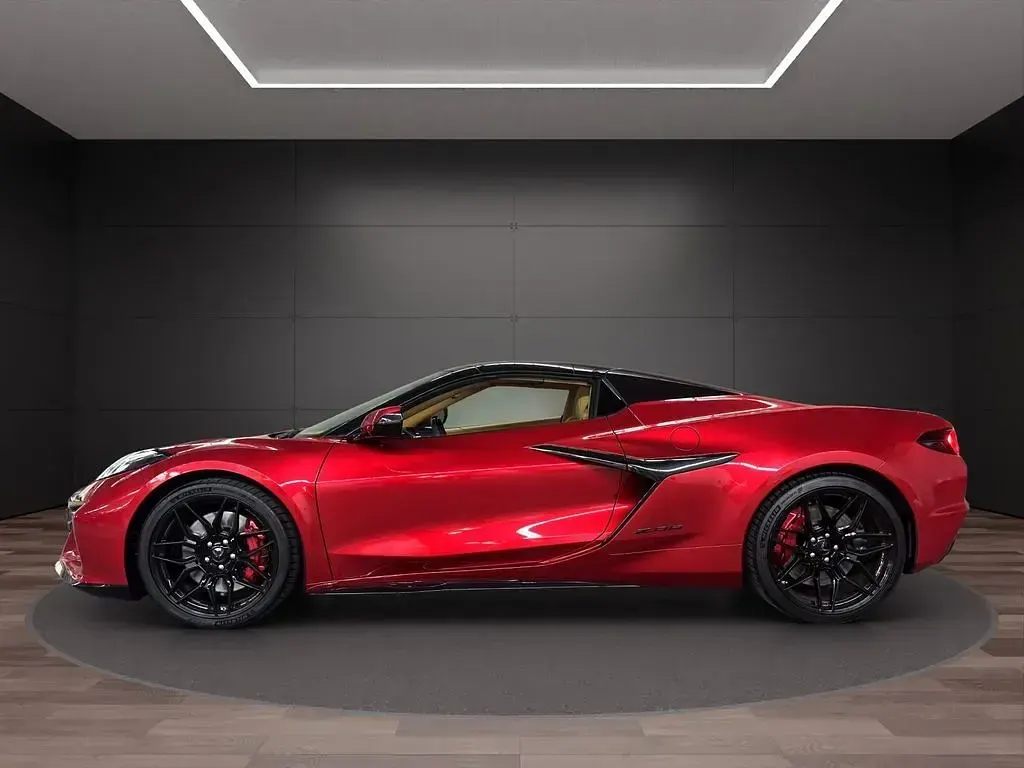 Neu Corvette Z06 646 PS (475 kW) 2026 Tactical red metallic Cabrio