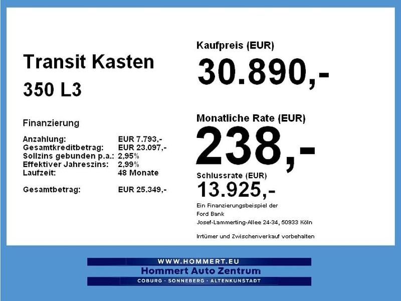 Gebraucht Ford Transit Trend 131 PS (96 kW) 2024 Frost weiß Van