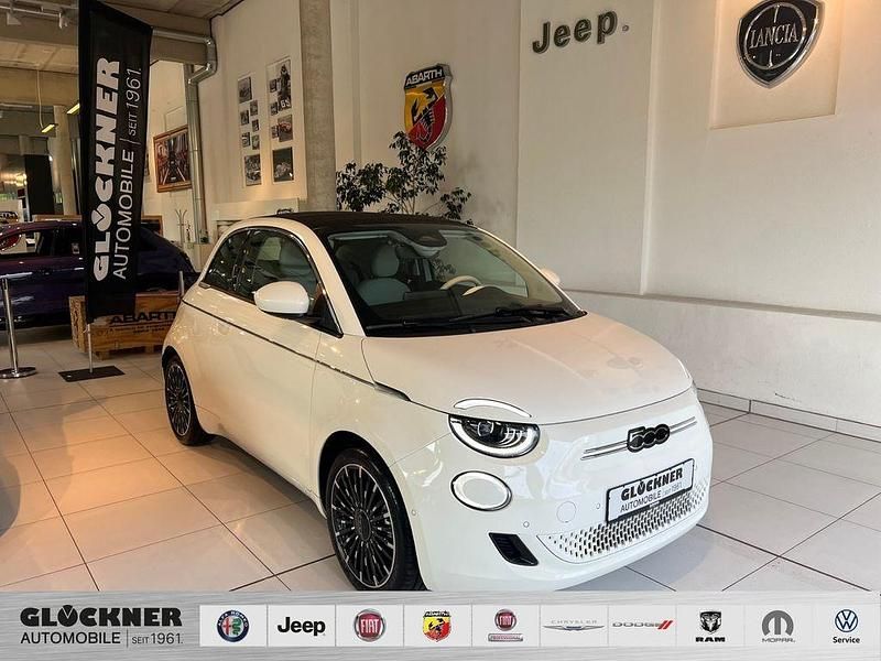 Neu Fiat 500e La Prima 69 kW (95 PS) 2025 Ice weiß Cabrio