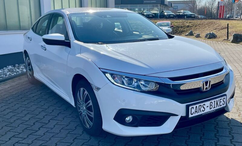Weiß Gebraucht 2018 Honda Civic Elegance Limousine | 17.990 € (Fairer Preis) - Bild 1/4