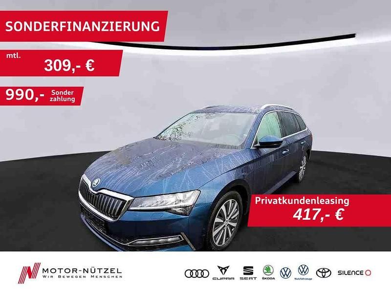 Gebraucht Skoda Superb Style 218 PS (160 kW) 2022 Lavablau metallic Kombi