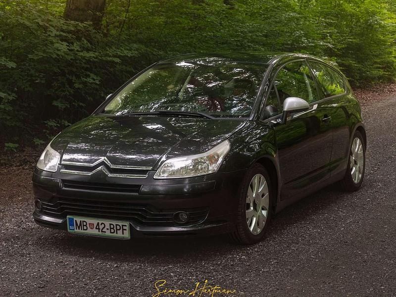 Schwarz Gebraucht 2007 Citroën C4 VTR Sport Coupé | 3.999 € (Etwas zu teuer) - Bild 1/4