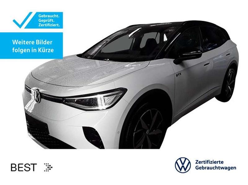 Gletscherweiß metallic/schwarz Gebraucht 2025 VW ID.4 GTX SUV | 44.499 € (Fairer Preis) - Bild 1/3