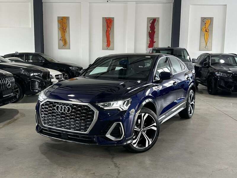 Navarrablau metallic Gebraucht 2024 Audi Q3 Sportback S-Line SUV | 42.880 € (Guter Preis) - Bild 1/4