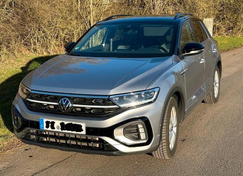 Silber Gebraucht 2022 VW T-Roc R-line SUV | 29.500 € (Guter Preis) - Bild 1/4